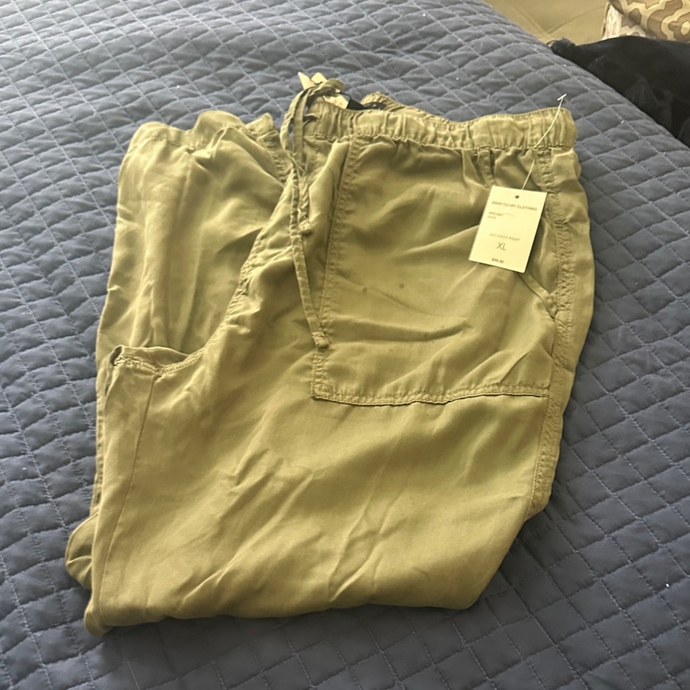 Sanctuary Olive Cargo Pants